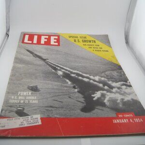 Life Magazine January 4, 1954 Vintage Special Issue U.S. Growth Our Biggest Year